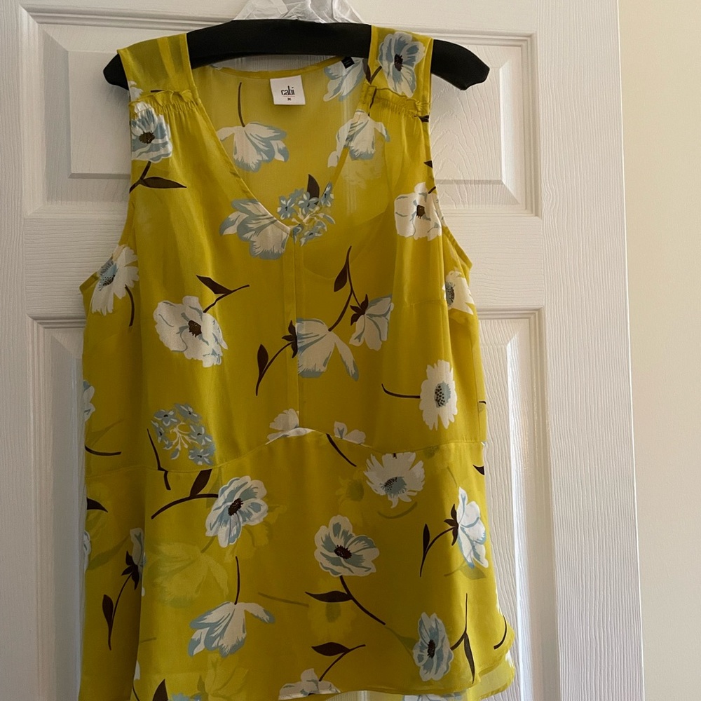 Cabi twofer peplum blouse